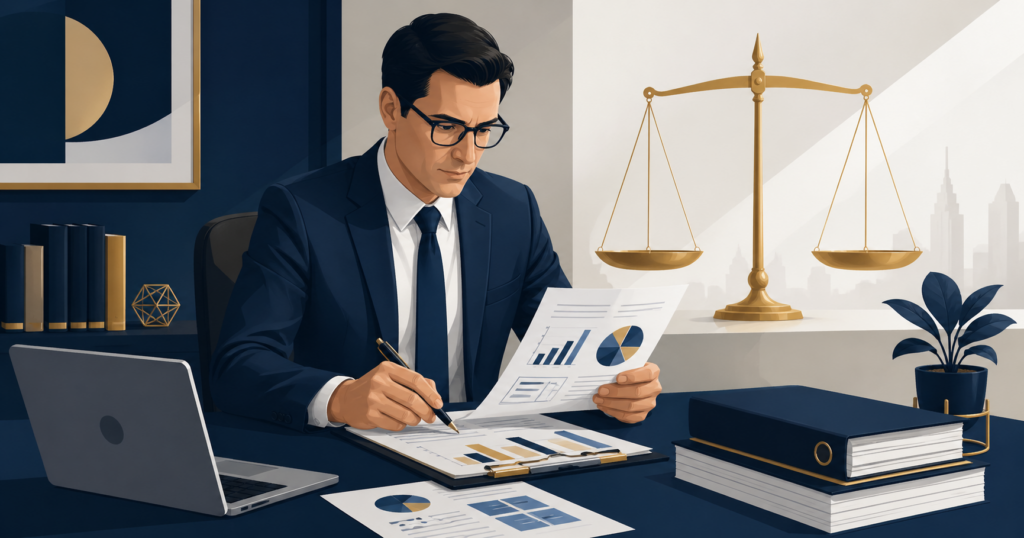 auditor interno analisando documentos - objetividade e independência na auditoria interna